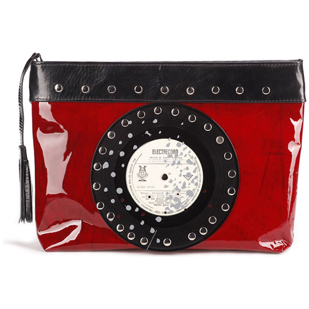 CH2 VINYLS RED CLUTCH