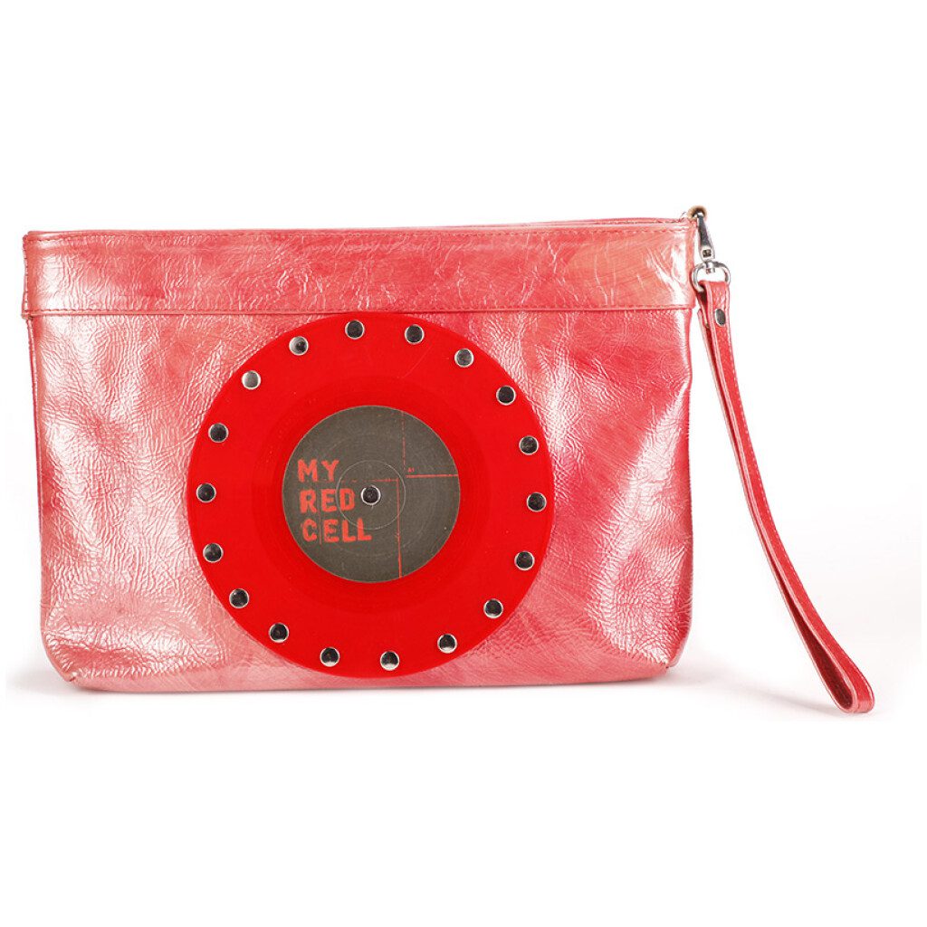 CH2 VINYLS PINK CLUTCH
